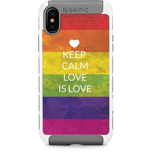 Keep Calm Love Is Love iPhone Cases